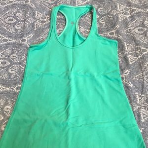 Lululemon tank. Teal blue.